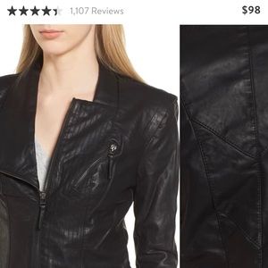 Faux Leather Jacket